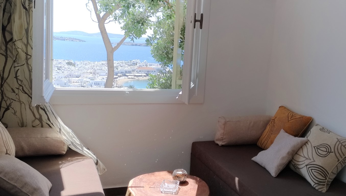 Superior One Bedroom Apartment Sea View - La Veranda of Mykonos Guesthouse